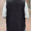 Musthave geborduurd Gilet zwart