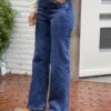 Goodies wide leg Jeans donkerblauw