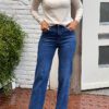 Goodies wide leg Jeans donkerblauw