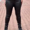 Monday Glitter Leatherlook broek