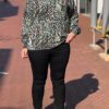 Viscose Blouse met Dierenprint