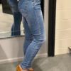 Jewelly high waist jeans knopensluiting