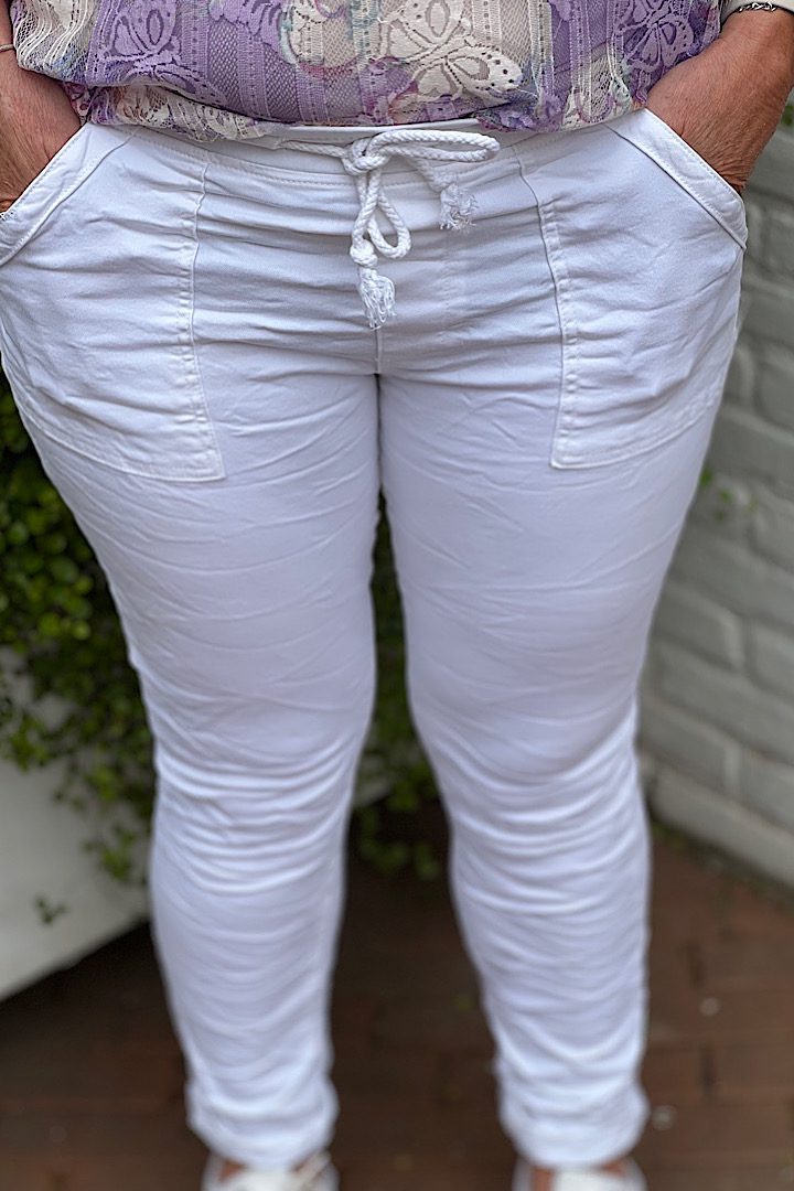 Melly & Co jogging jeans wit