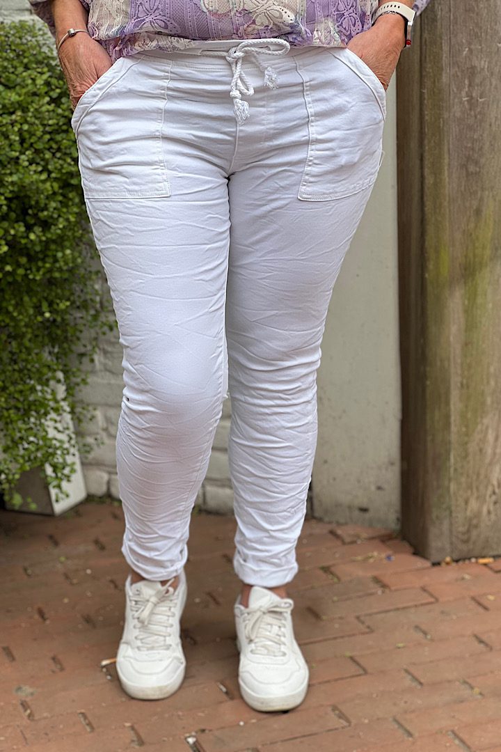 Melly & Co jogging jeans wit