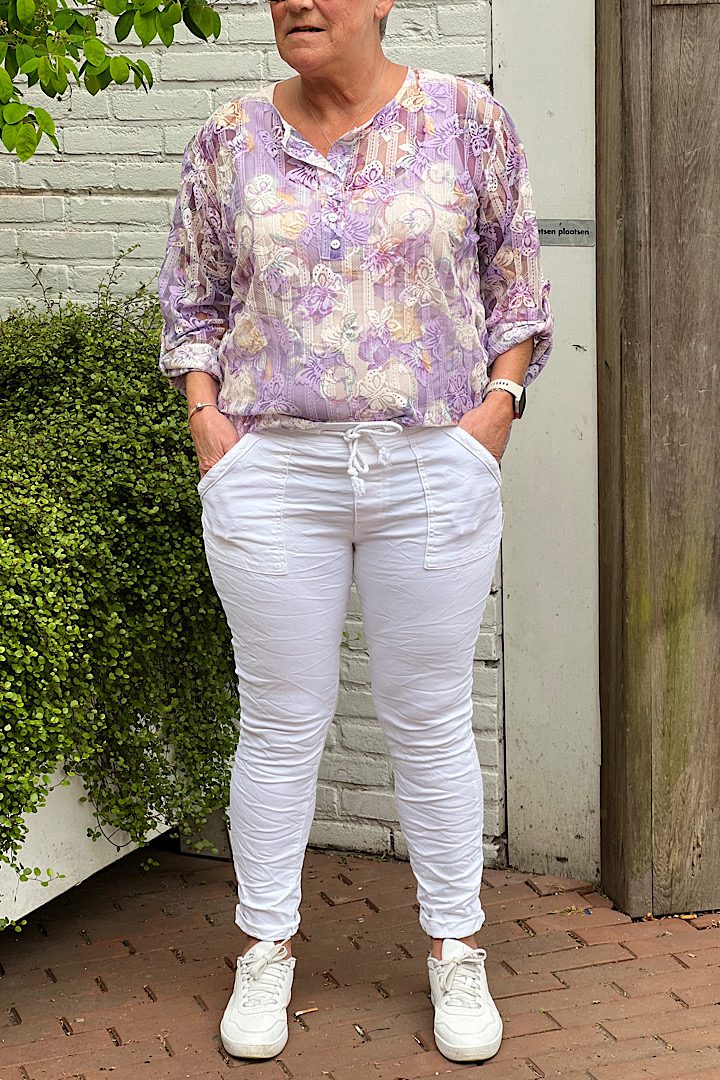 Melly & Co jogging jeans wit