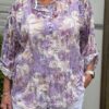 Kanten Stretch Blouse 2 delig