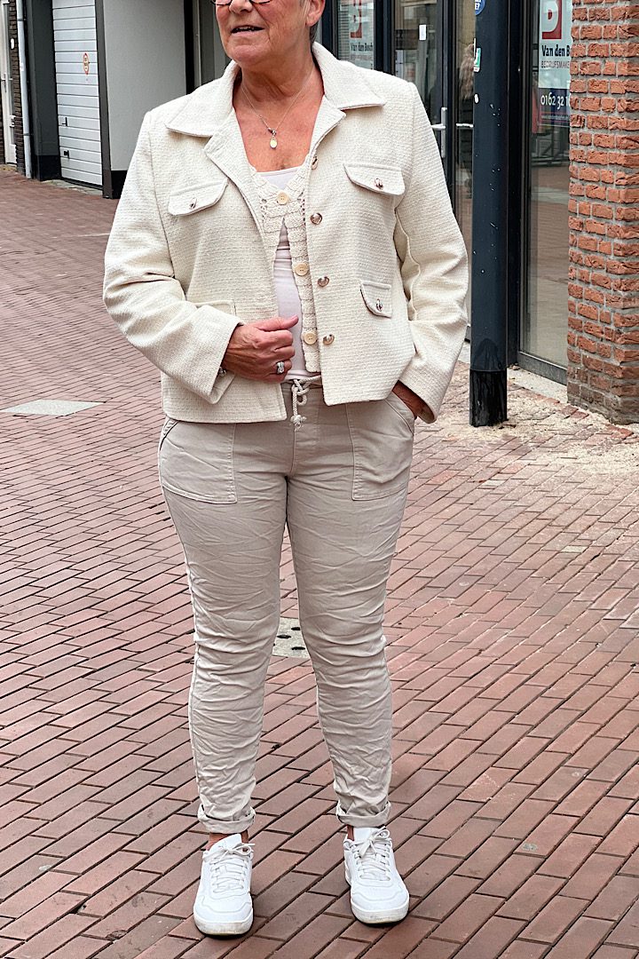 Melly & Co jogging jeans beige