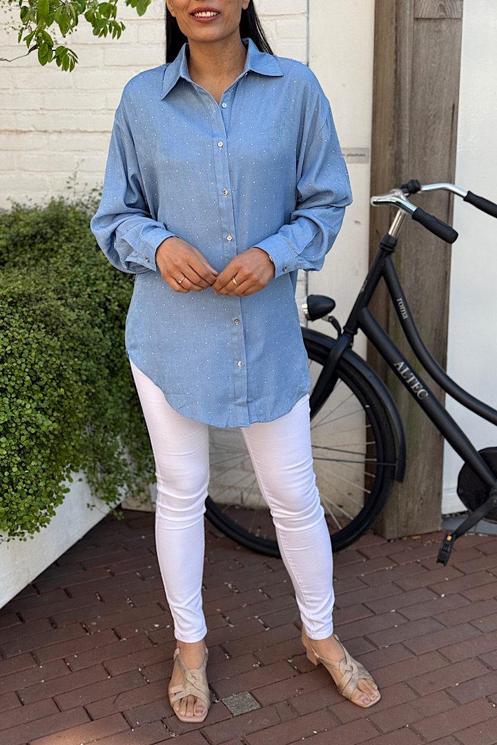 Blouse  Strass Steentjes