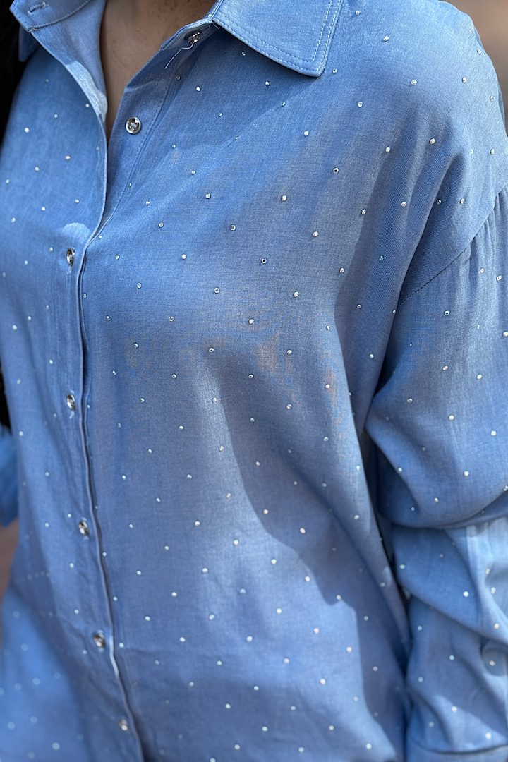 Blouse  Strass Steentjes