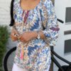 Bohemian style blouse