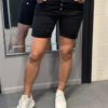 Jewelly jeans fancy Knopen short zwart