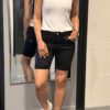 Jewelly jeans short zwart