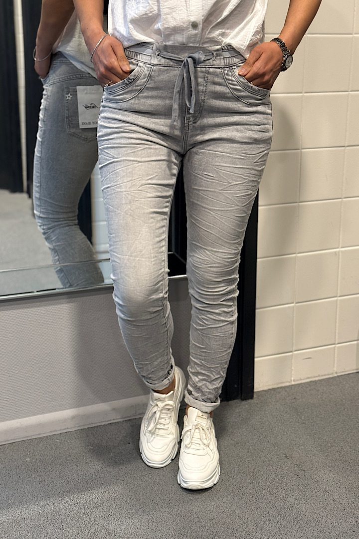 Jewelly jogging jeans grijs