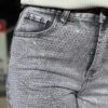 Denim Short Kathy Sparkling Grijs