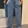 Jewelly Wide Leg jeans blauw
