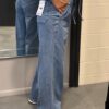 Jewelly Wide Leg jeans blauw