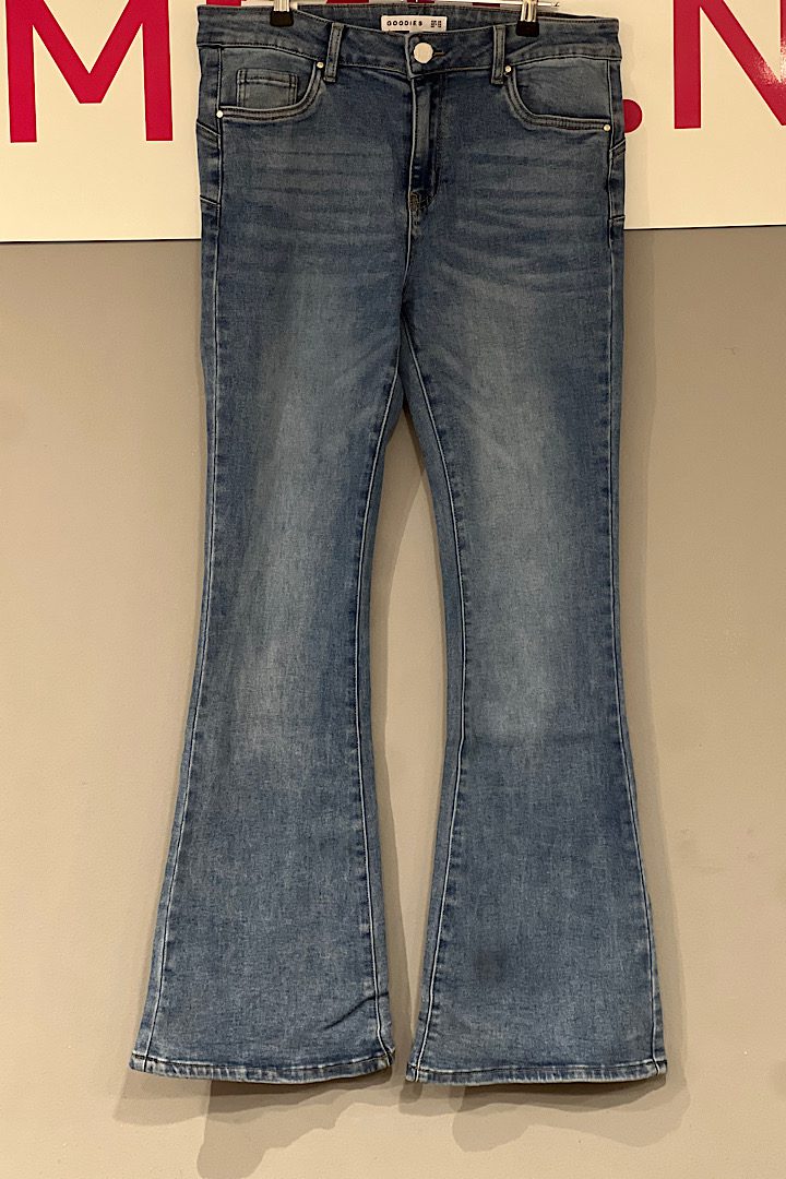 Goodies Flared Jeans blauw