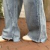 Toxik3 wide leg Jeans blauw