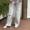 Toxik3 wide leg Jeans grijs