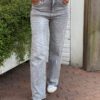 Goodies Jeans wide leg grijs