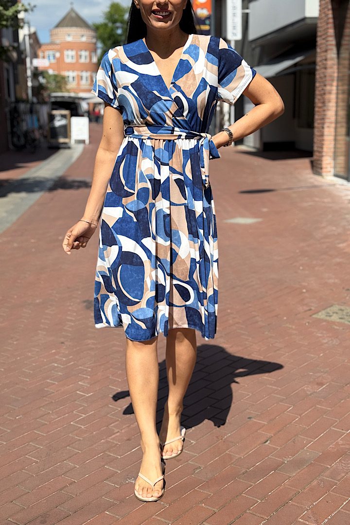 Travel Jurk "Livia” blauw