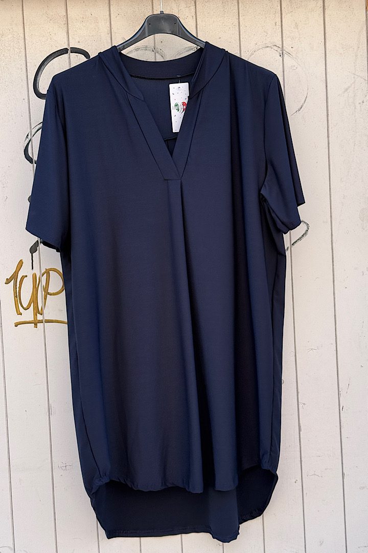 Uni Travelstof Tuniek met korte mouwen