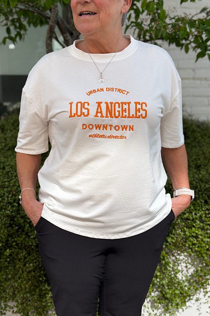 Los Angeles T-shirt wit