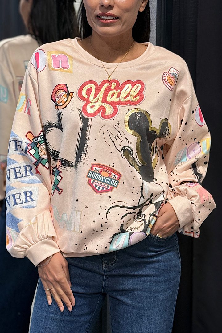 Sweatshirt Y'all printed