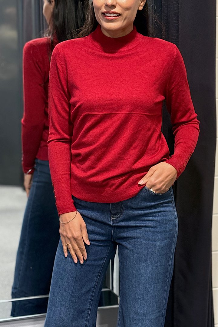 Turtleneck Fijn Gebreid Trui