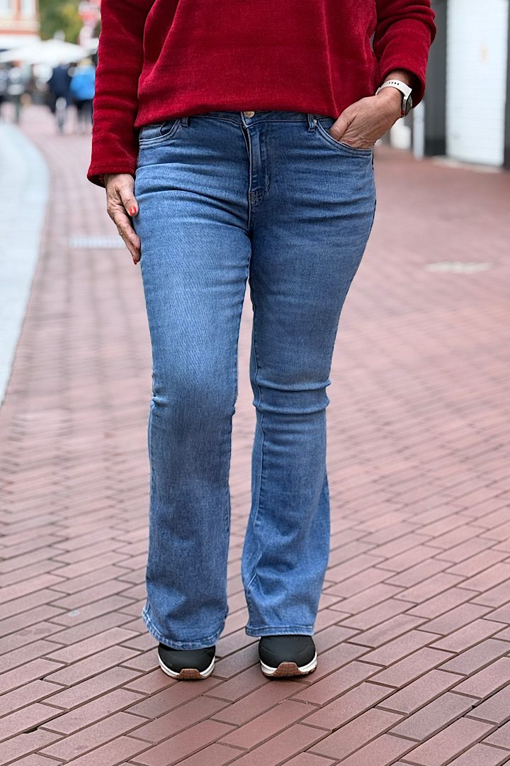 Goodies Flared Jeans blauw