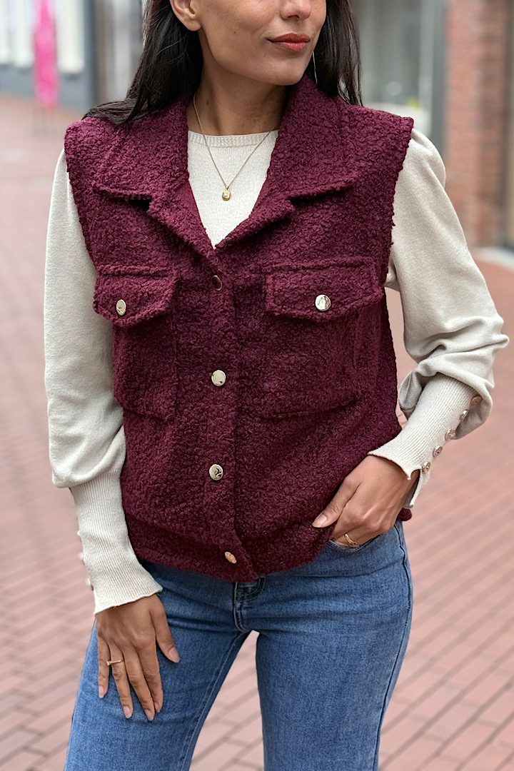 Gilet Musthave met knopen