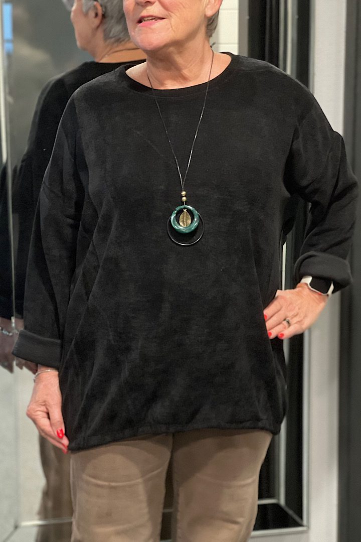 Tuniek Ribstof met ketting Uni