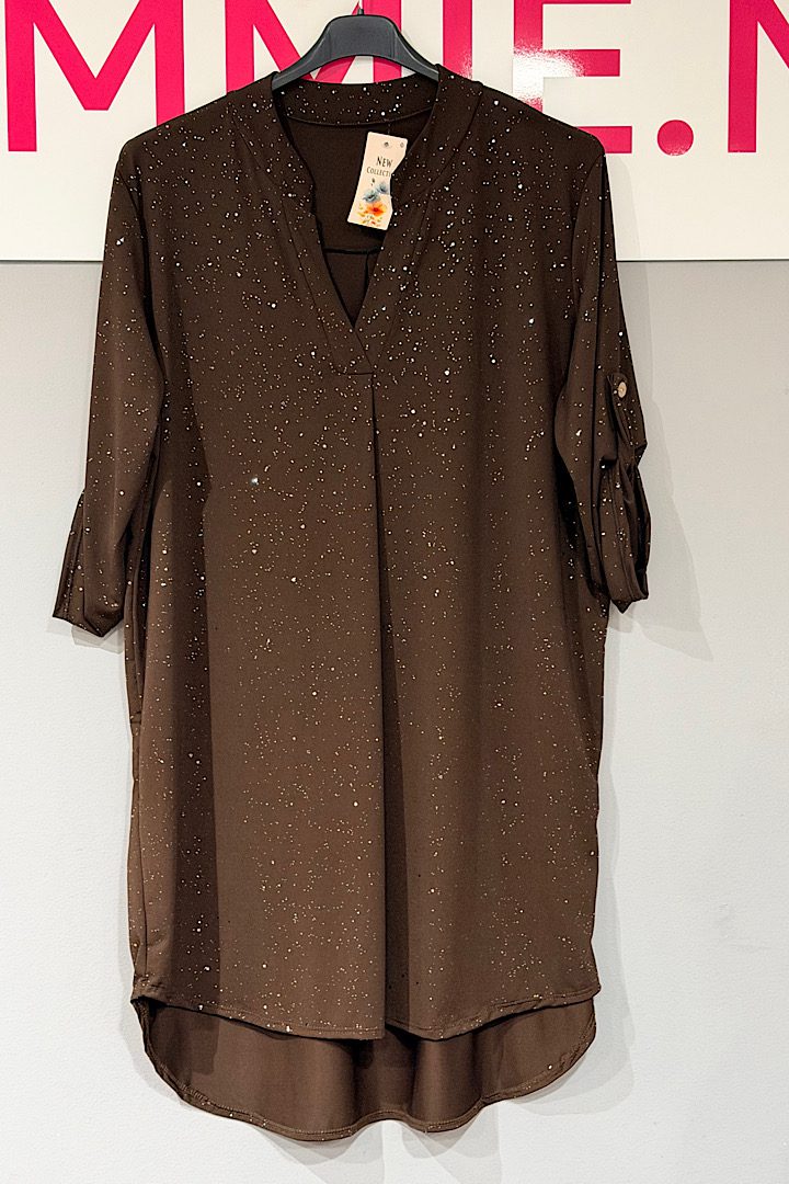 Travelstof Tuniek Glitter