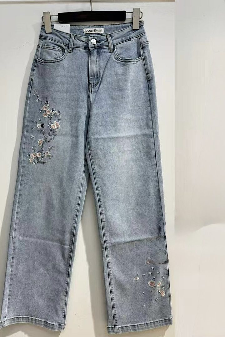 Goodies wide leg Lichtblauw