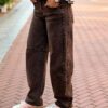 Jewelly Jeans Balloon Fit Bruin - Thumbnail Image 3