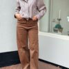 Jewelly Jeans Balloon Fit Taupe - Thumbnail Image 2