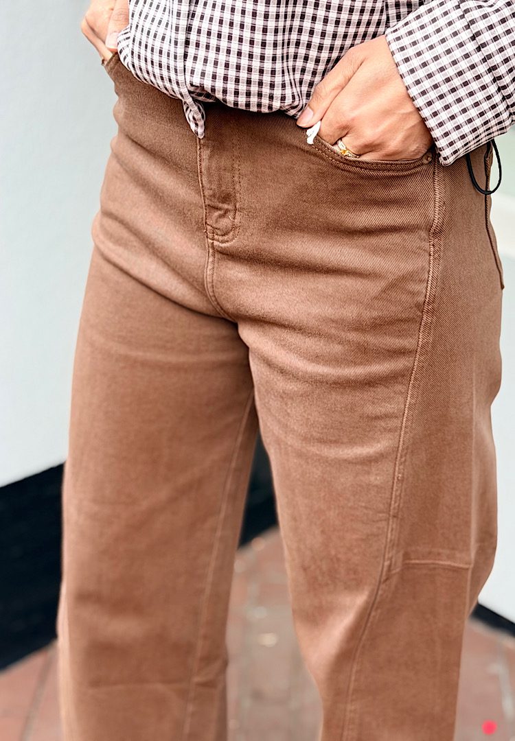 Jewelly Jeans Balloon Fit Taupe - Afbeelding 4