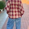 Geruite Blouse met Ballonmouwen - Thumbnail Image 4