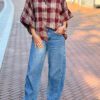 Geruite Blouse met Ballonmouwen - Thumbnail Image 3