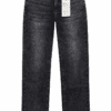 Norfy Straight Leg Spijkerbroek – Curved Zwart - Thumbnail Image 1