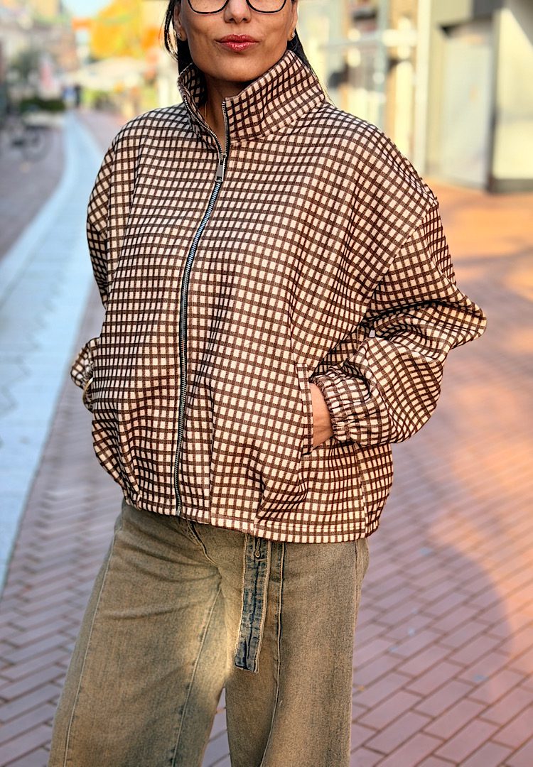 Geruit Jack Tess -Bruin - Afbeelding 3