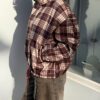 Geruit Jack Ivy - Bruin - Thumbnail Image 3